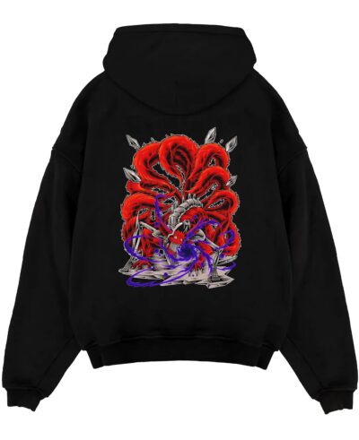 Naruto Kurama Six Tails Fox Naruto Shippuden Hoodie