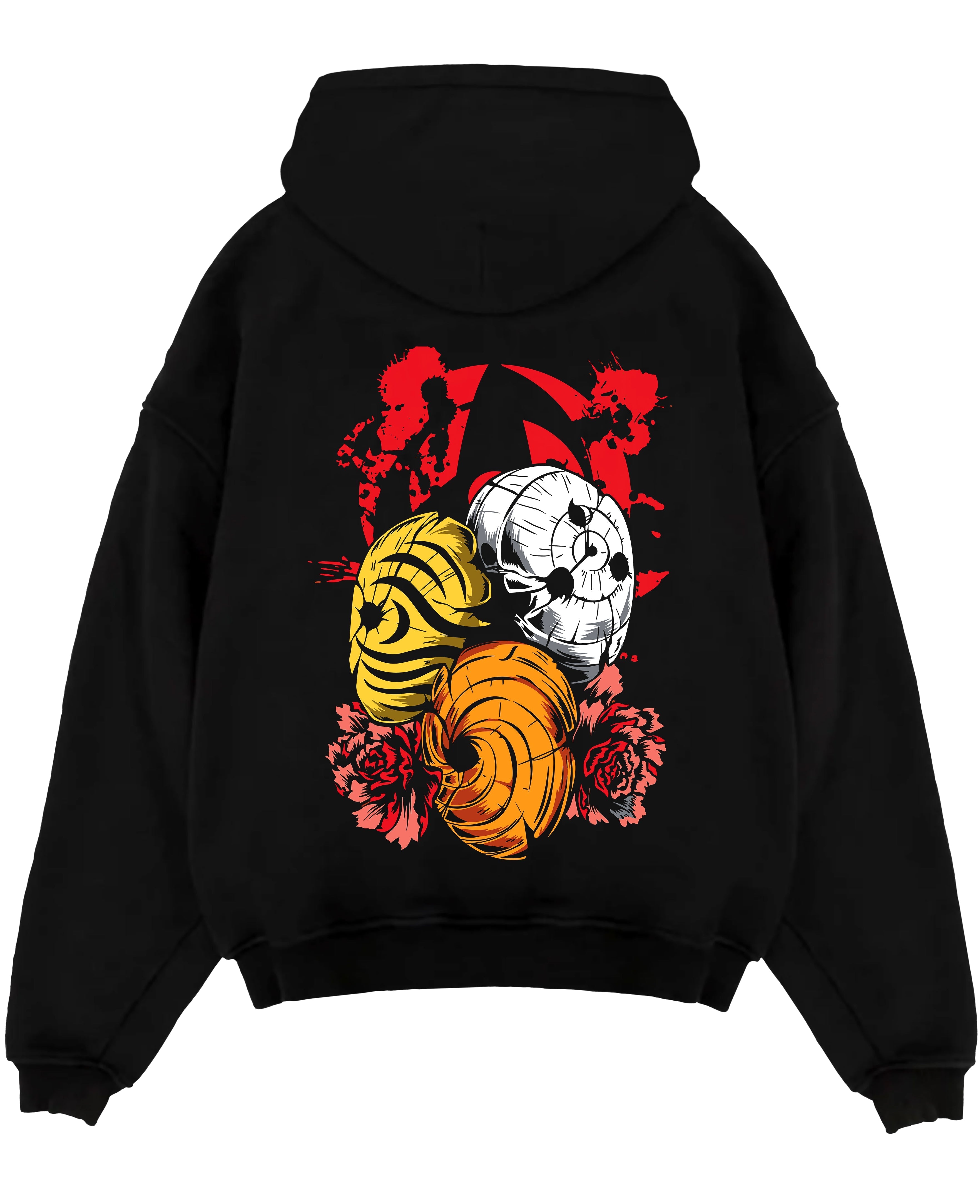 Obito Tobi Akatsuki Three Masks Naruto Shippuden Hoodie