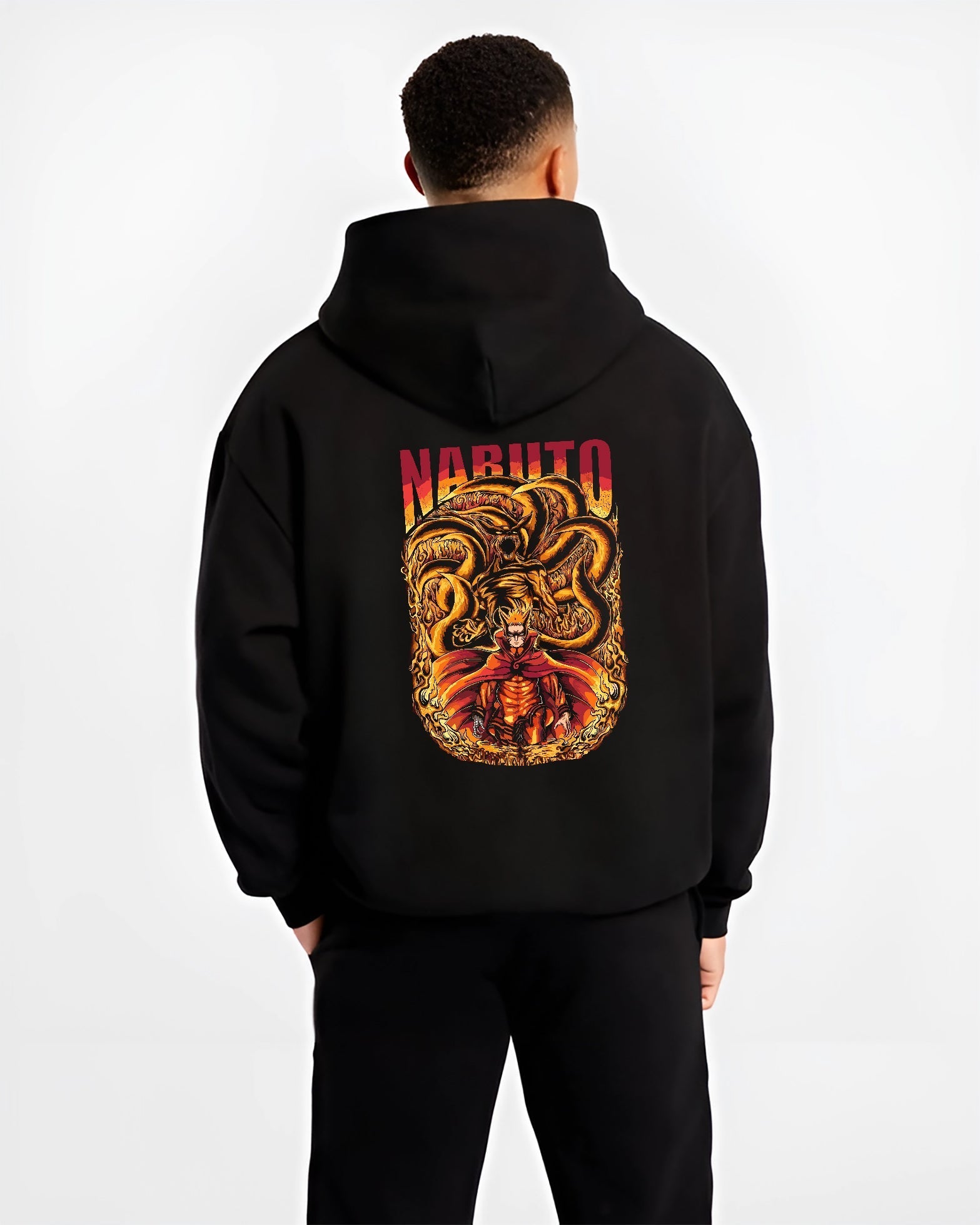 Naruto Baryon Mode Nine-Tails Naruto Shippuden Hoodie - Image 2