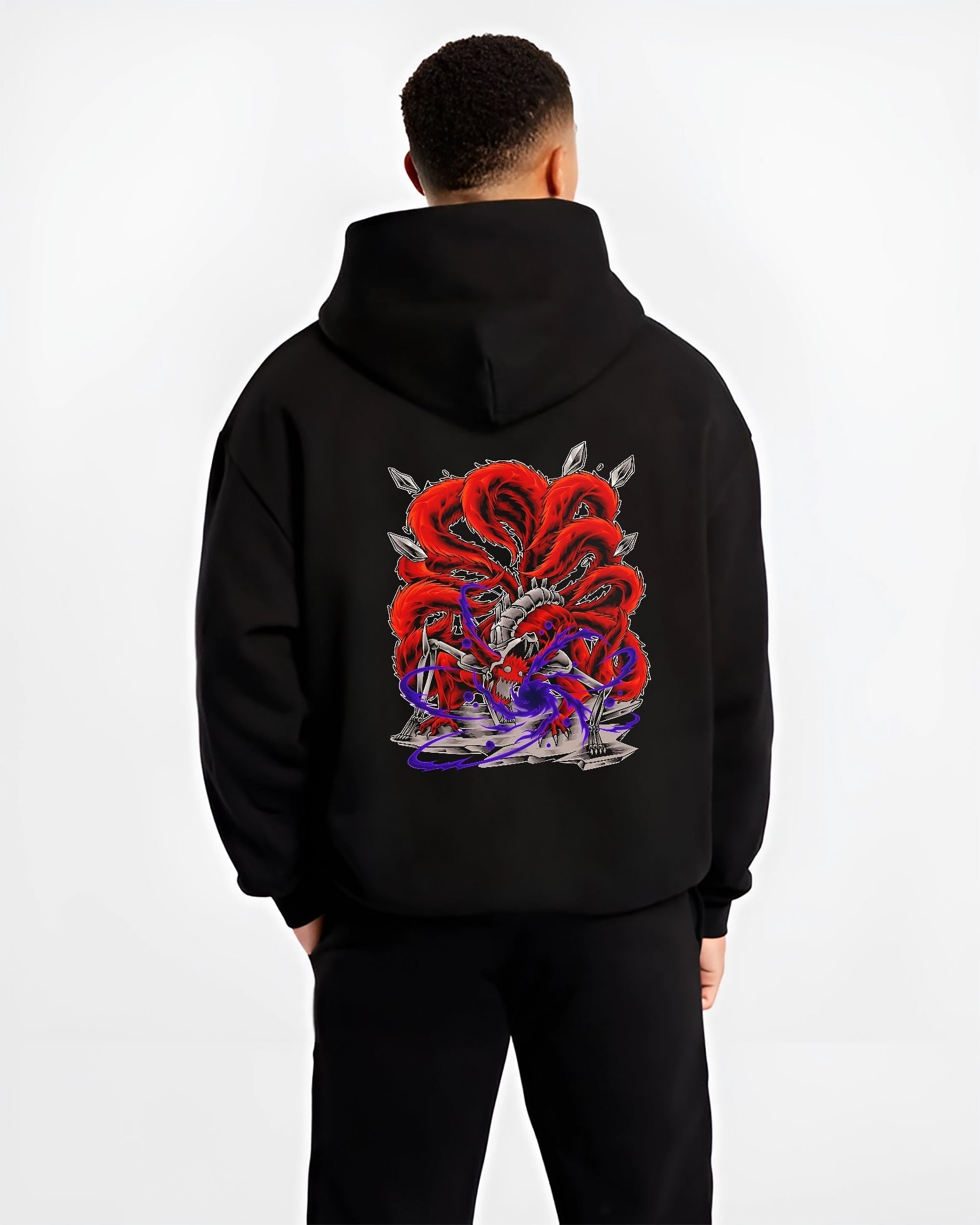 Naruto Kurama Six Tails Fox Naruto Shippuden Hoodie - Image 2