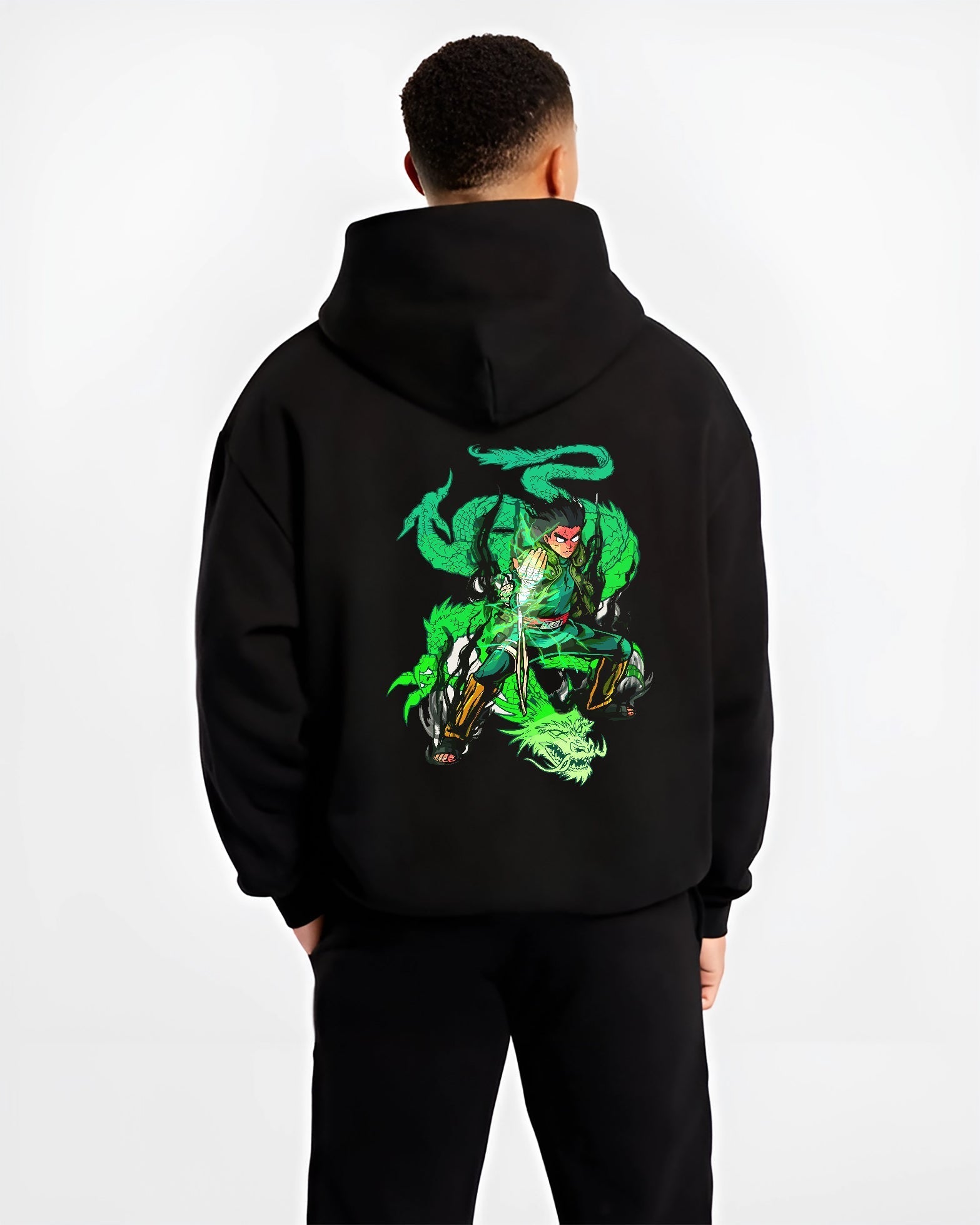 Rock Lee Six Gates Naruto Shippuden Training Hoodie - Image 2