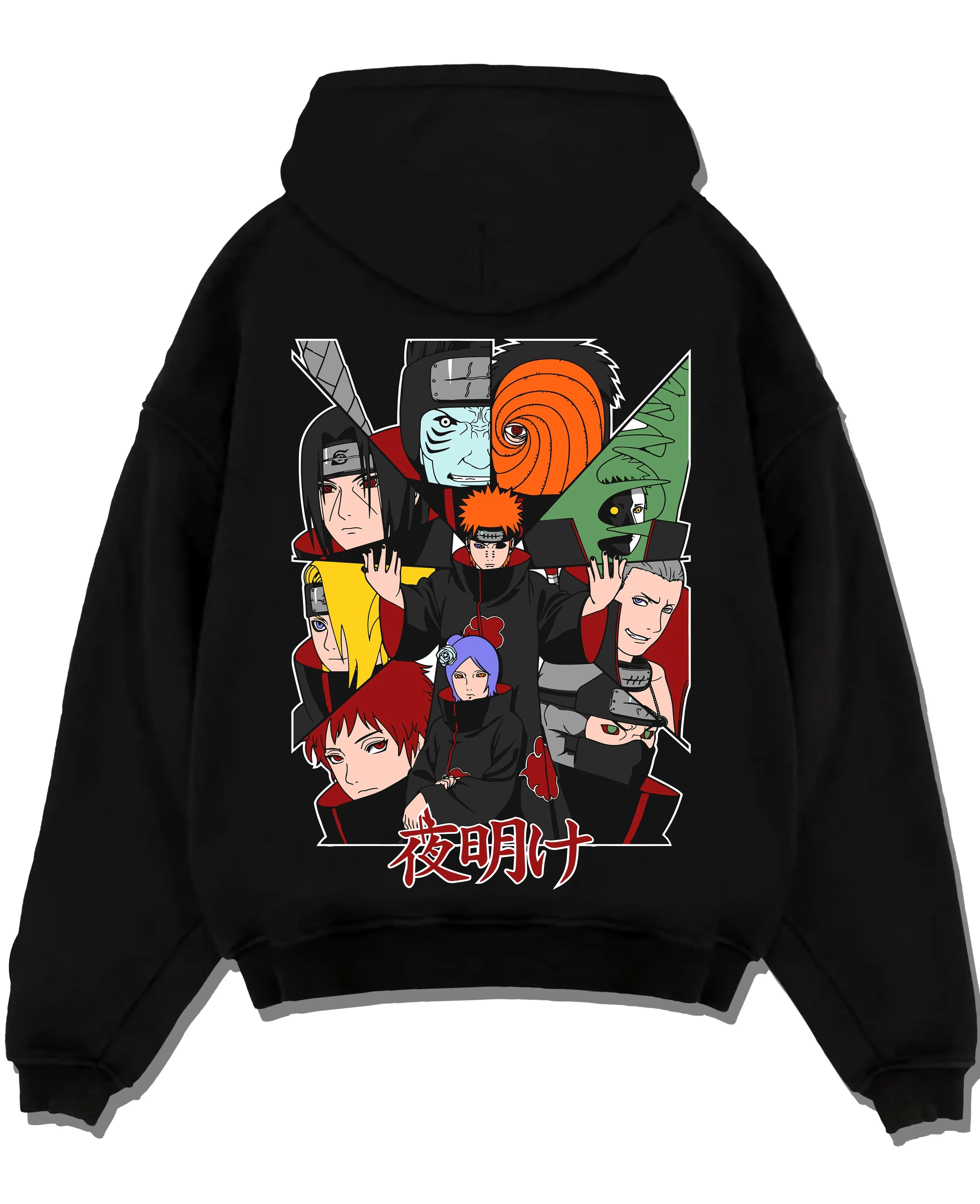 Akatsuki Clan Hoodie Naruto Shippuden Red Cloud Team