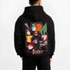 AKATHD B.black hoodie male back view - Naruto EU Store