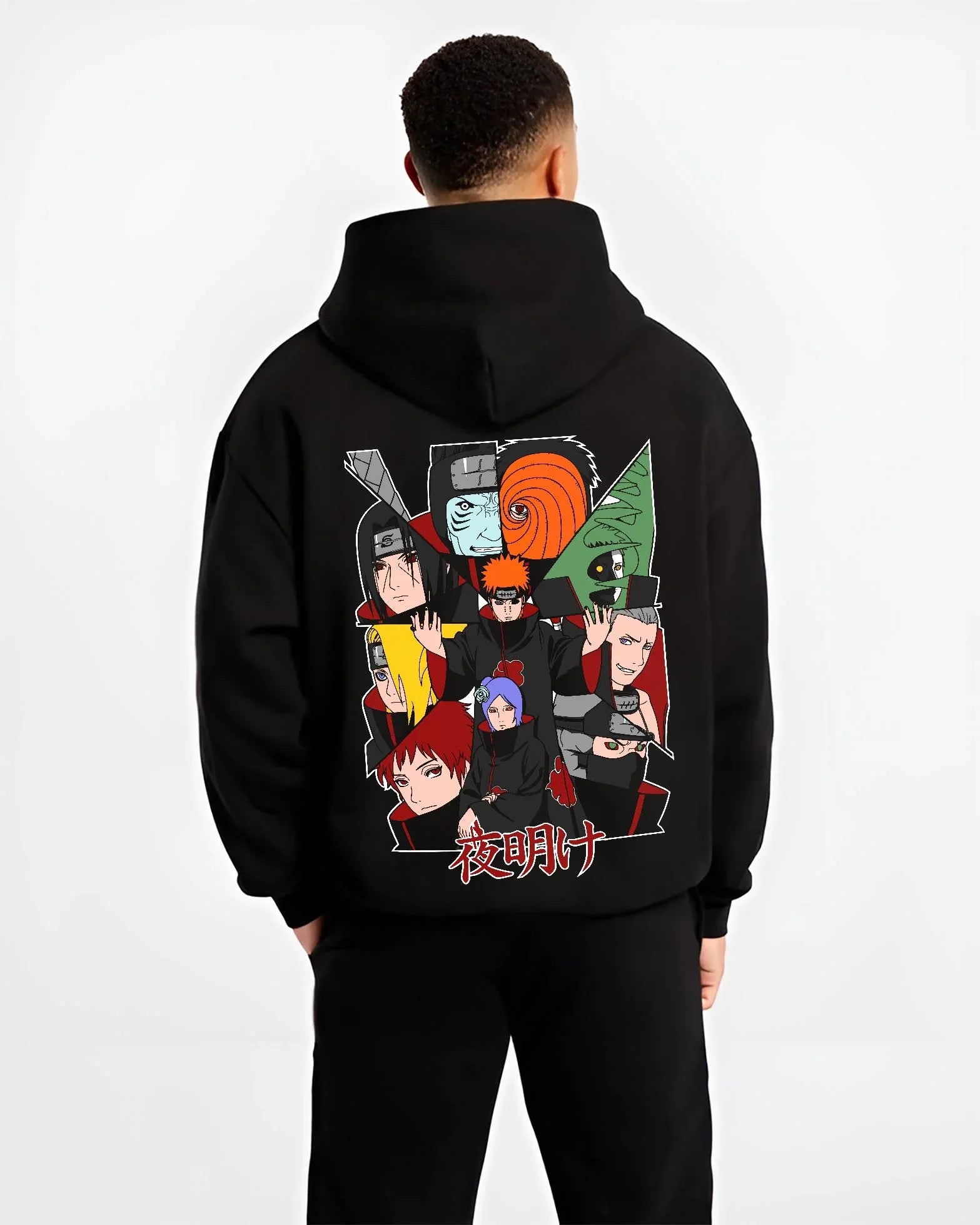 Akatsuki Clan Hoodie Naruto Shippuden Red Cloud Team - Image 2