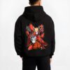 BARYNX B.black hoodie male back view - Naruto EU Store