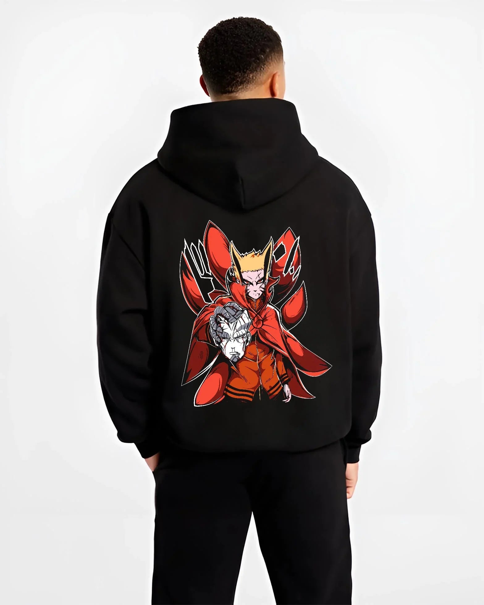 Naruto Uzumaki Hoodie Baryon Mode Battle Jumper - Image 2