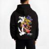 DEIDX2 B.black hoodie male back view - Naruto EU Store