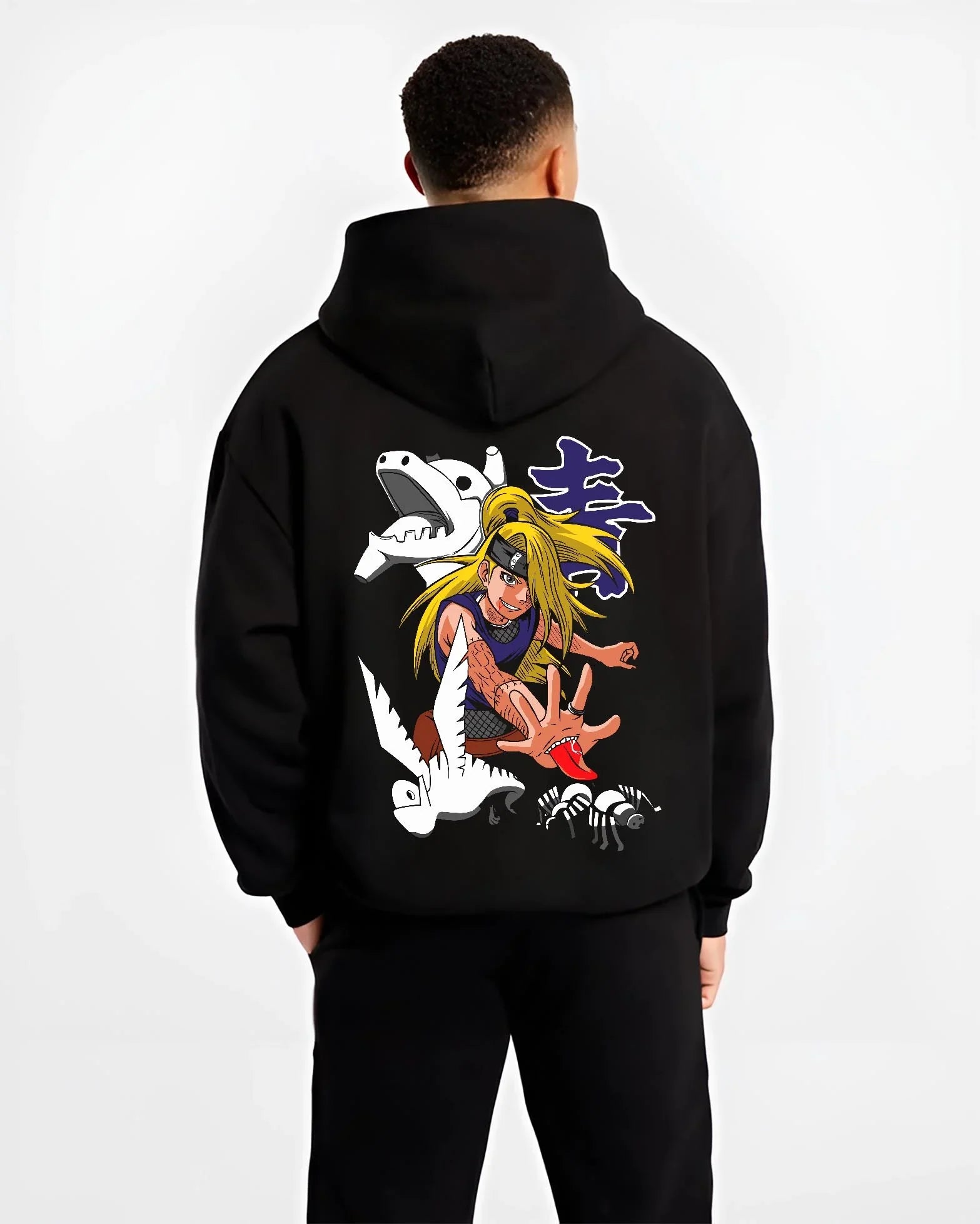 Bleach Hoodie Rukia Soul Reaper Retro Anime Poster - Image 2