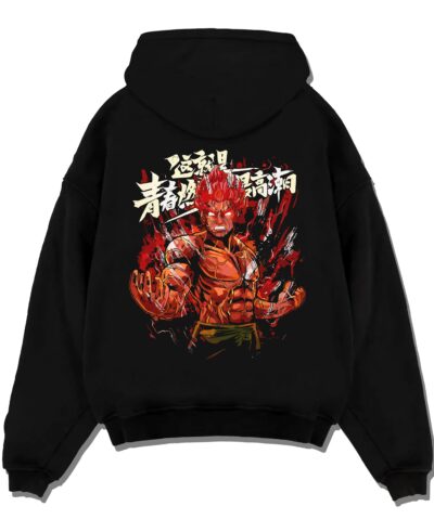 Might Guy Hoodie Naruto Shippuden Anime Eight Gates Streetwear