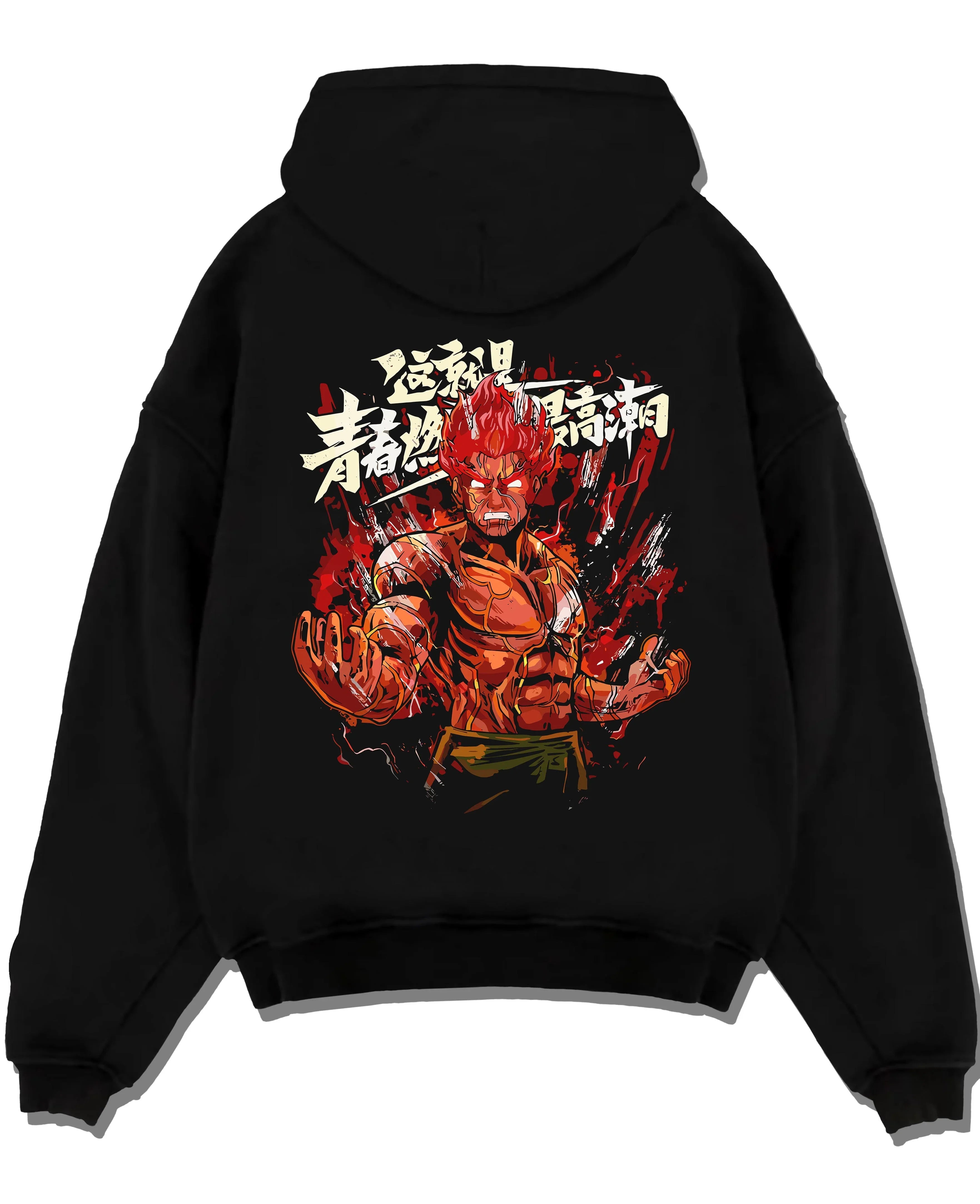Might Guy Hoodie Naruto Shippuden Anime Eight Gates Streetwear
