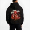 EIGHTGT B.black hoodie male back view - Naruto EU Store