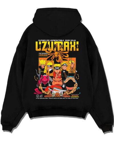 Naruto Hoodie Uzumaki Hokage Legacy Anime Jumper