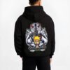 FL4SHY B.black hoodie male back view - Naruto EU Store