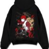 GAARAX A.black hoodie flat back design - Naruto EU Store