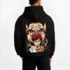 GAASLD B.black hoodie male back view - Naruto EU Store