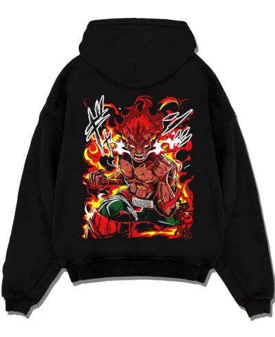 Might Guy Hoodie Naruto Anime Eight Gates Power