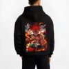 GAIYTH B.black hoodie male back view - Naruto EU Store