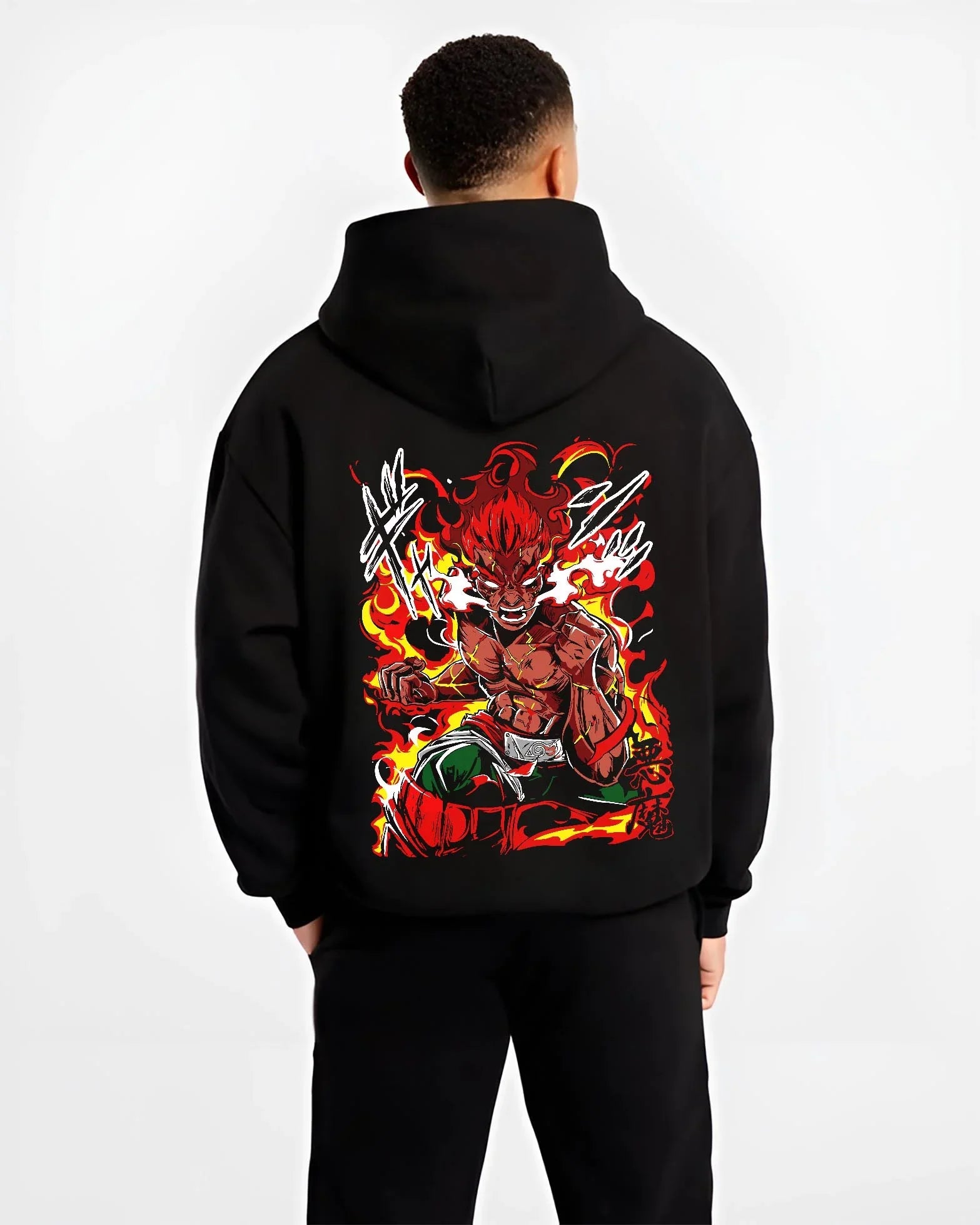 Might Guy Hoodie Naruto Anime Eight Gates Power - Image 2