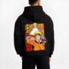 HOKLEG B.black hoodie male back view - Naruto EU Store