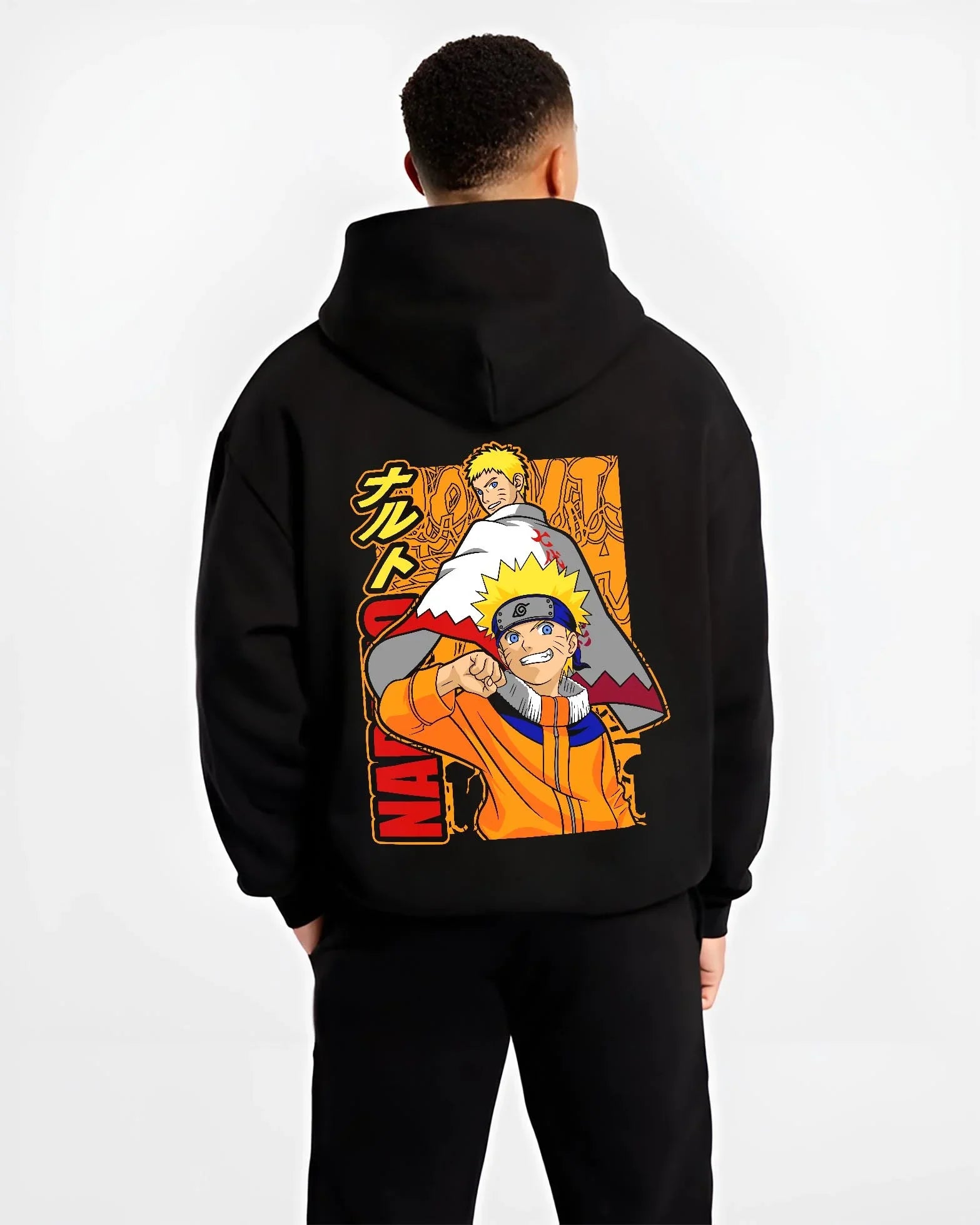 Naruto Hoodie Uzumaki Naruto Hokage Legacy Jumper - Image 2
