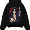 ITACROW A.black hoodie flat back design - Naruto EU Store