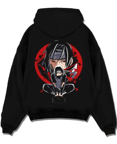Naruto Hoodie Itachi Uchiha Mangekyo Clan Jumper