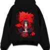ITANBU A.black hoodie flat back design - Naruto EU Store