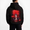 ITANBU B.black hoodie male back view - Naruto EU Store