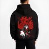 ITASHRNG B.black hoodie male back view - Naruto EU Store