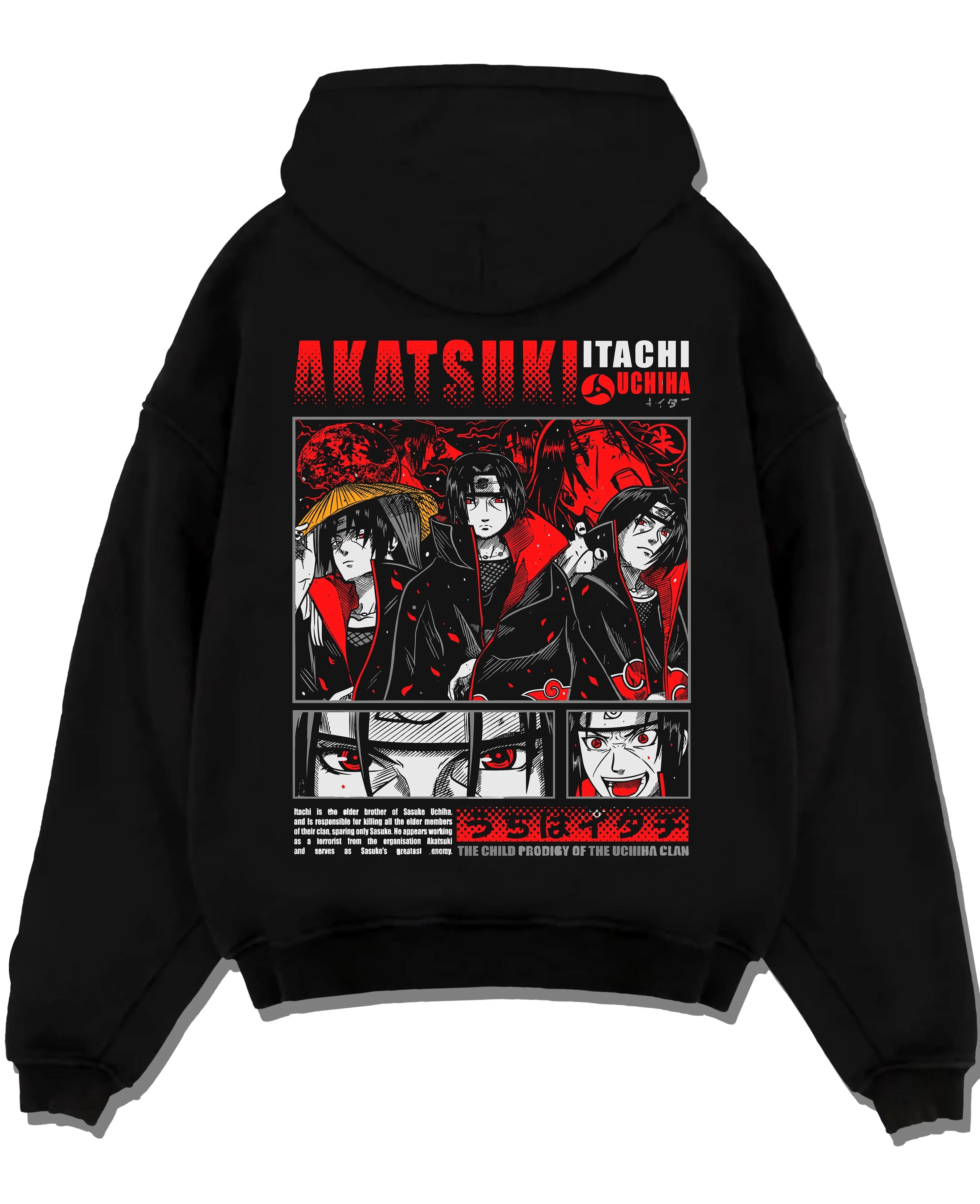 Naruto Hoodie Itachi and Sasuke Uchiha Clan Jumper