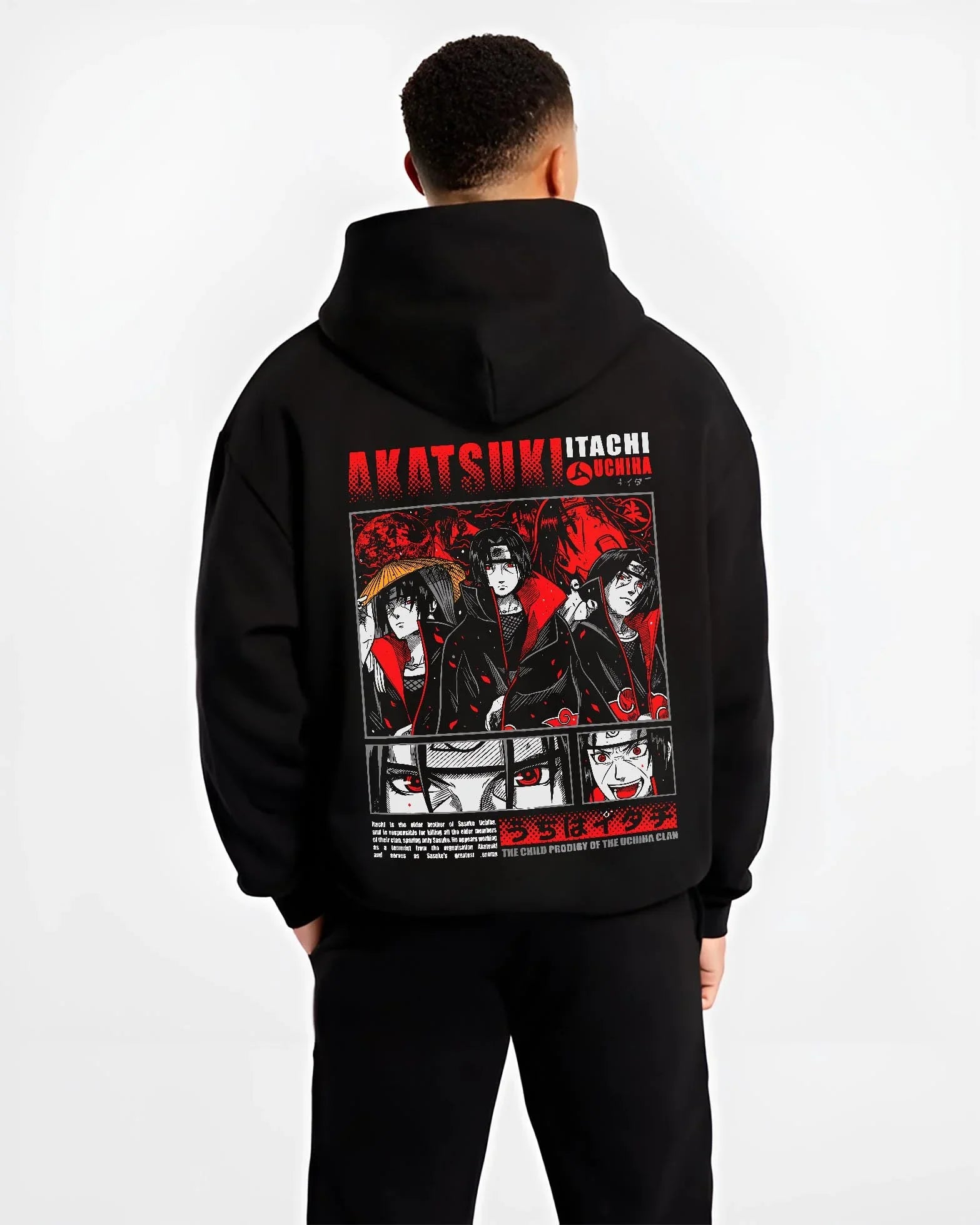 Naruto Hoodie Itachi and Sasuke Uchiha Clan Jumper - Image 2