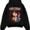 ITCSASB A.black hoodie flat back design - Naruto EU Store