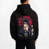 ITCSUSN B.black hoodie male back view - Naruto EU Store