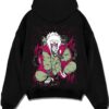 JIRILEG A.black hoodie flat back design - Naruto EU Store