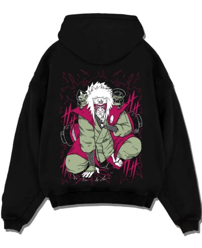 Naruto Hoodie Jiraiya Legendary Sannin Ninja Jumper