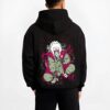 JIRILEG B.black hoodie male back view - Naruto EU Store