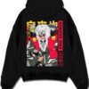 JIRIPRV A.black hoodie flat back design - Naruto EU Store