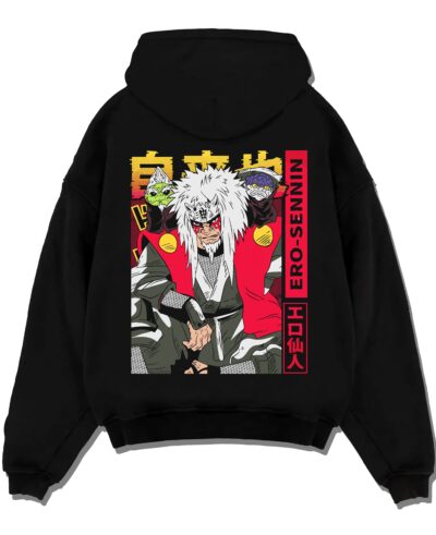 Naruto Hoodie Jiraiya Proud Ninja Mentor Jumper