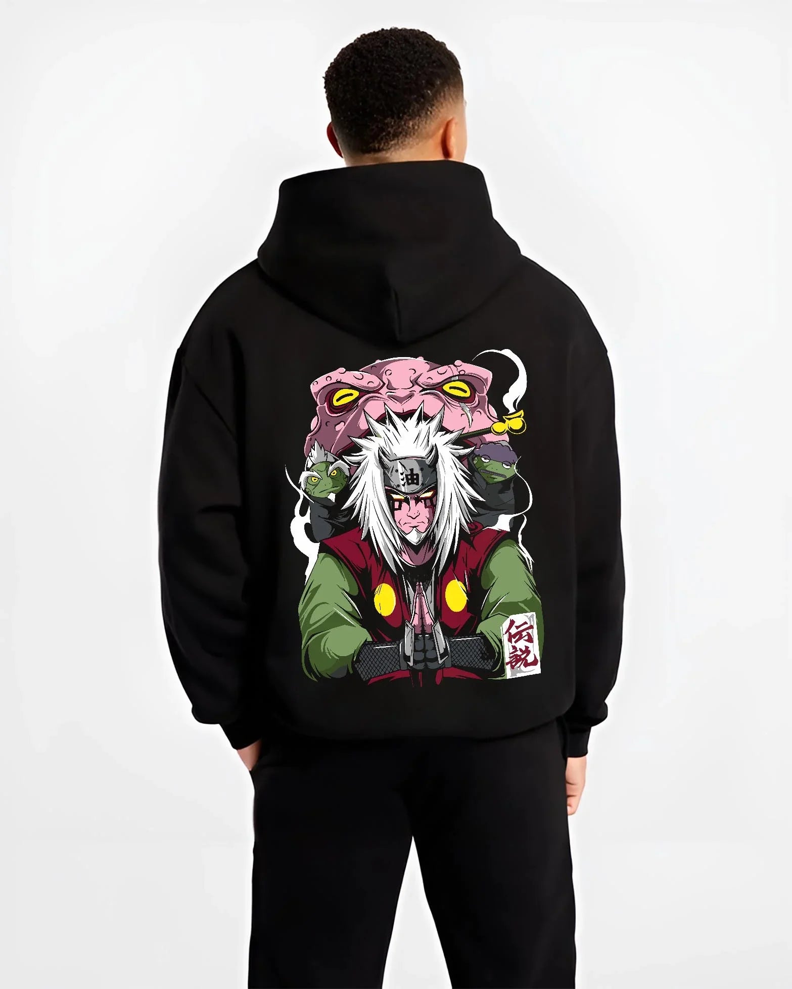 Naruto Hoodie Jiraiya Toad Summoning Sage Jumper - Image 2
