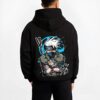 KAKV3 B.black hoodie male back view - Naruto EU Store