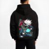 KAKV5 B.black hoodie male back view - Naruto EU Store