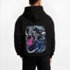 KISSHRK B.black hoodie male back view - Naruto EU Store