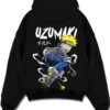 NARSK8 A.black hoodie flat back design - Naruto EU Store