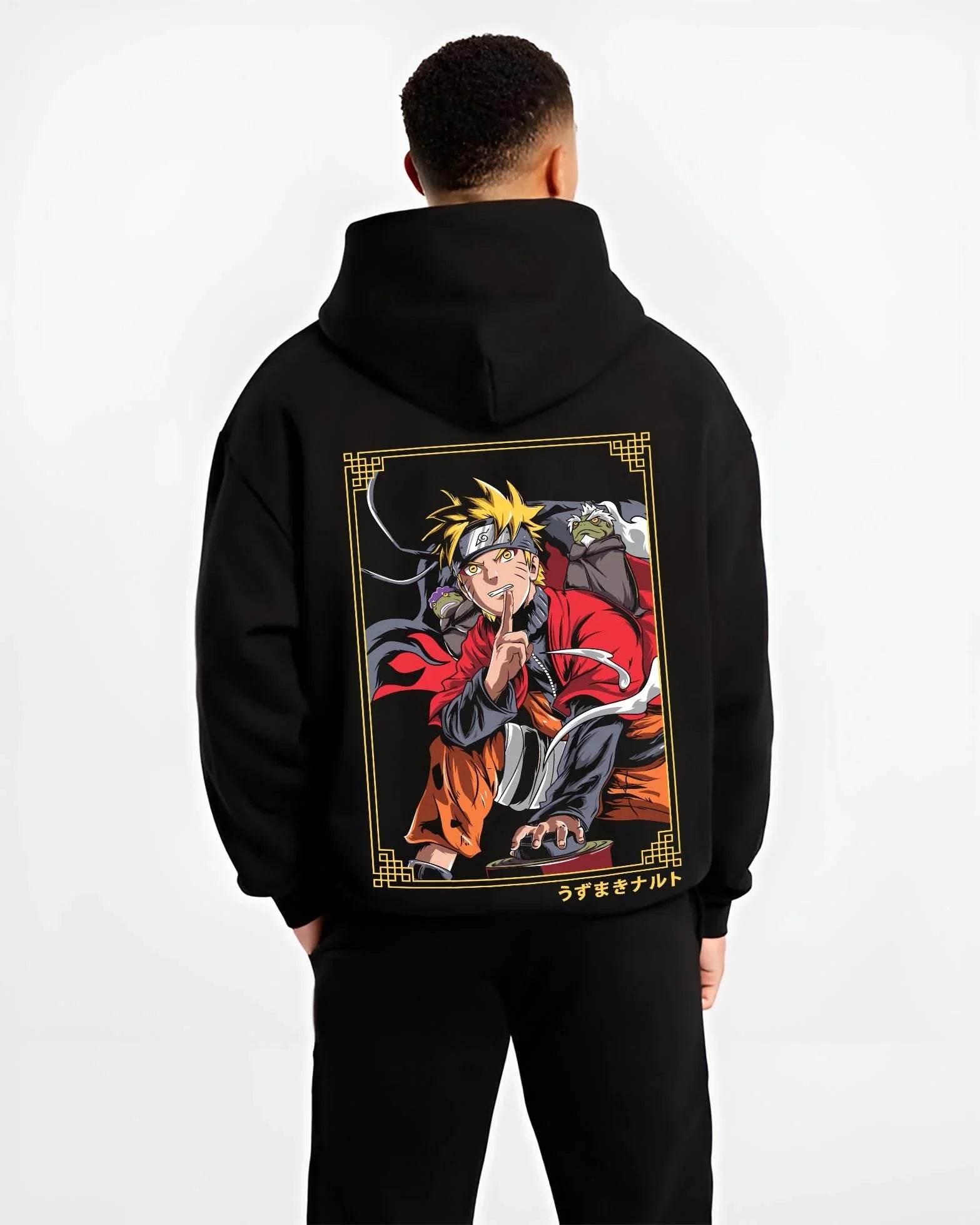 Naruto Uzumaki Hoodie Naruto Shippuden Sage Pose - Image 2