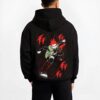 TAIGUY B.black hoodie male back view - Naruto EU Store