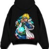 YELFLSH A.black hoodie flat back design - Naruto EU Store