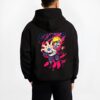 boruto naruto black hoodie male back view - Naruto EU Store