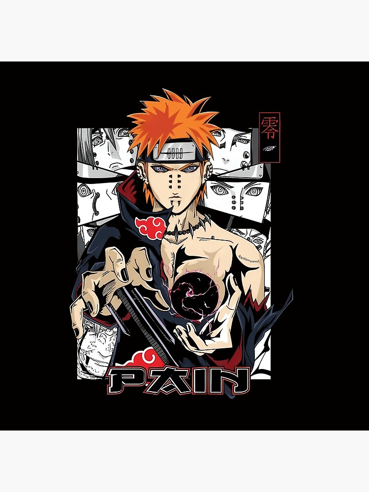 Pain Naruto Throw Pillow - Image 2