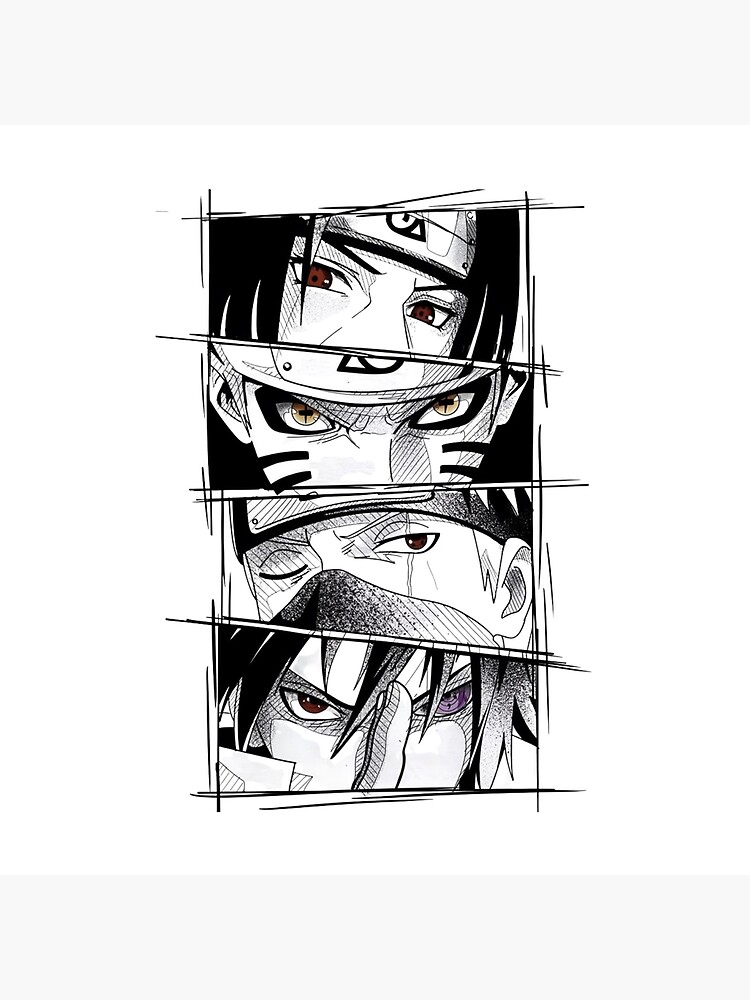The Eyes That Shaped The Fate Of The Shinobi World Throw Pillow - Image 2