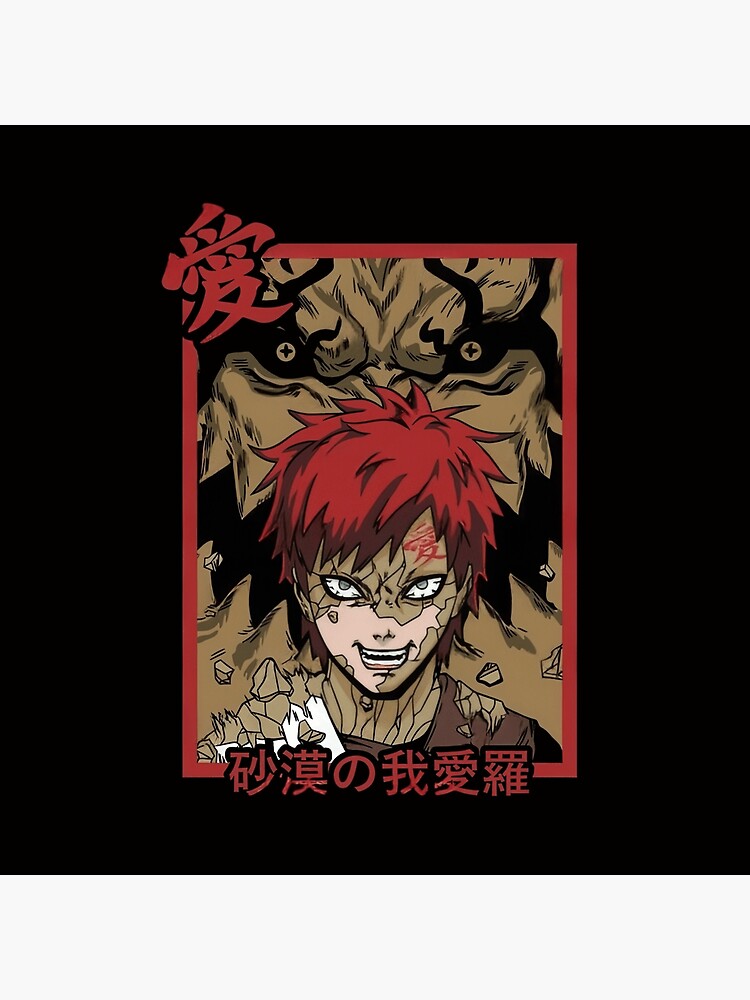The Cursed Vessel Of The One Tail Gaara Throw Pillow - Image 2